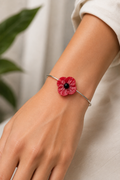Bracelet jonc en acier inoxydable - vue du fermoir